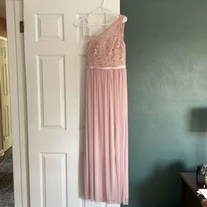 Pink David’s Bridal Bridesmaid Dress size 0